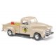 1950 Chevrolet Pickup Truck w/Fruit Crate Load - Assembled -- John Doe′s Fruit Company (beige), HO, Busch Gmbh & Co Kg 48245
