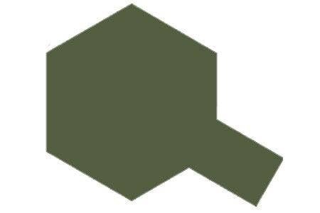 Military Acrylic Flat Colors - 3/4oz Bottle -- Olive Drab, All Scales, Tamiya Paints 81362