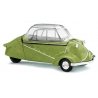 1955 Messerschmitt KR200 3-Wheeled Kabinenroller - Assembled -- Green, HO, Busch Gmbh & Co Kg 48814