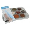 7-Color Modeler′s Weathering Kit -- Rust & Earth, All Scales, Pan Pastel 30701