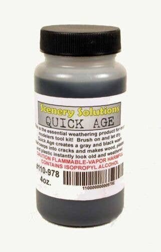 Scene Solutions Wash - 4oz 118mL -- Quick Age, All Scales, Monroe Models 978