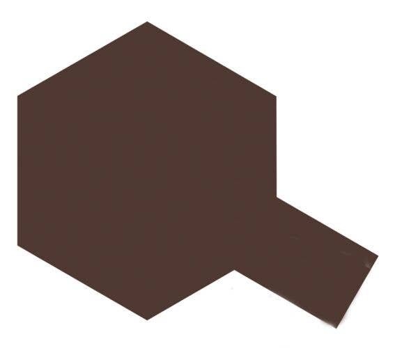 Flat Acrylic Paint 1/3oz 10ml -- XF-90 Red-Brown 2, All Scales, Tamiya Paints 81790