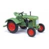 1949-1957 Fendt F 15 Dieselross Farm Tractor - Assembled -- Green, Red, HO, Busch Gmbh & Co Kg 54150
