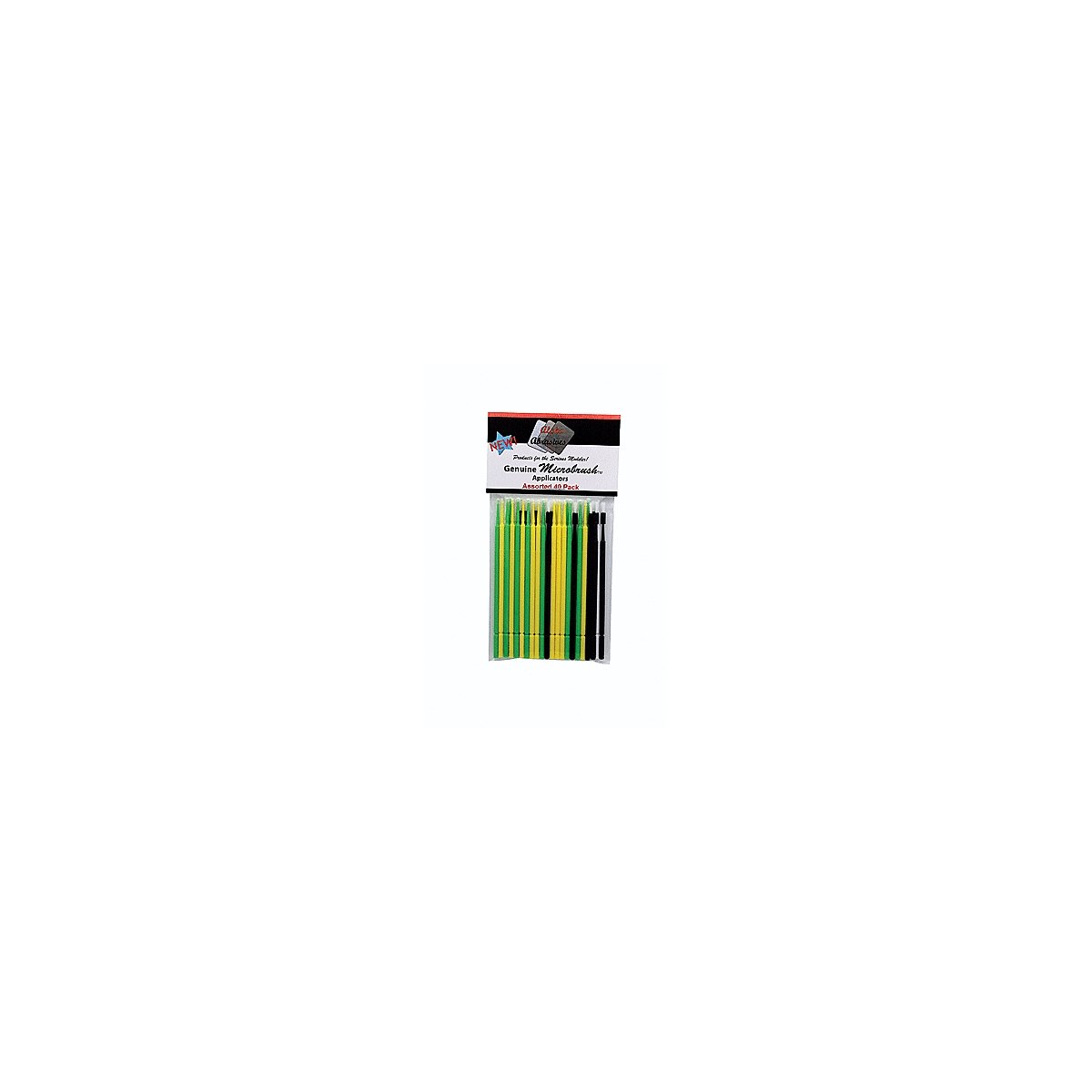 Assorted Applicator Brushes - Microbrush(R) -- 10 Each of Ultrabrush, Fine, Regu, All Scales, Profile Accessories Inc. 1400