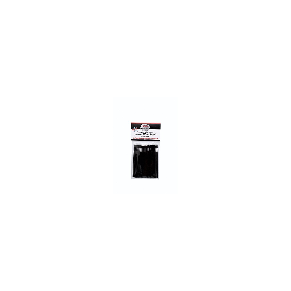 Ultrabrush Applicator Brush - Microbrush(R) -- Black pkg(25), All Scales, Profile Accessories Inc. 1300