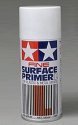 Surface Primer Spray White -- 6-1/12oz 180mL, All Scales, Tamiya Paints 87044