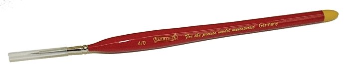 Precision Paint Brush - Flex-I-File(R) -- 4/0, All Scales, Profile Accessories Inc. BR40