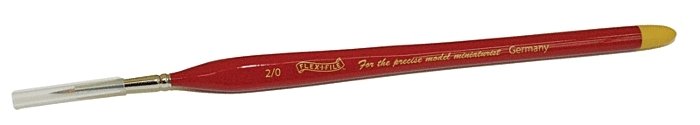 Precision Paint Brush - Flex-I-File(R) -- 2/0, All Scales, Profile Accessories Inc. BR20