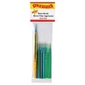 Nano Brush Assortment -- Assorted Tips & 1 Applicator Handle/Holder (yellow) pkg, All Scales, Profile Accessories Inc. NB06