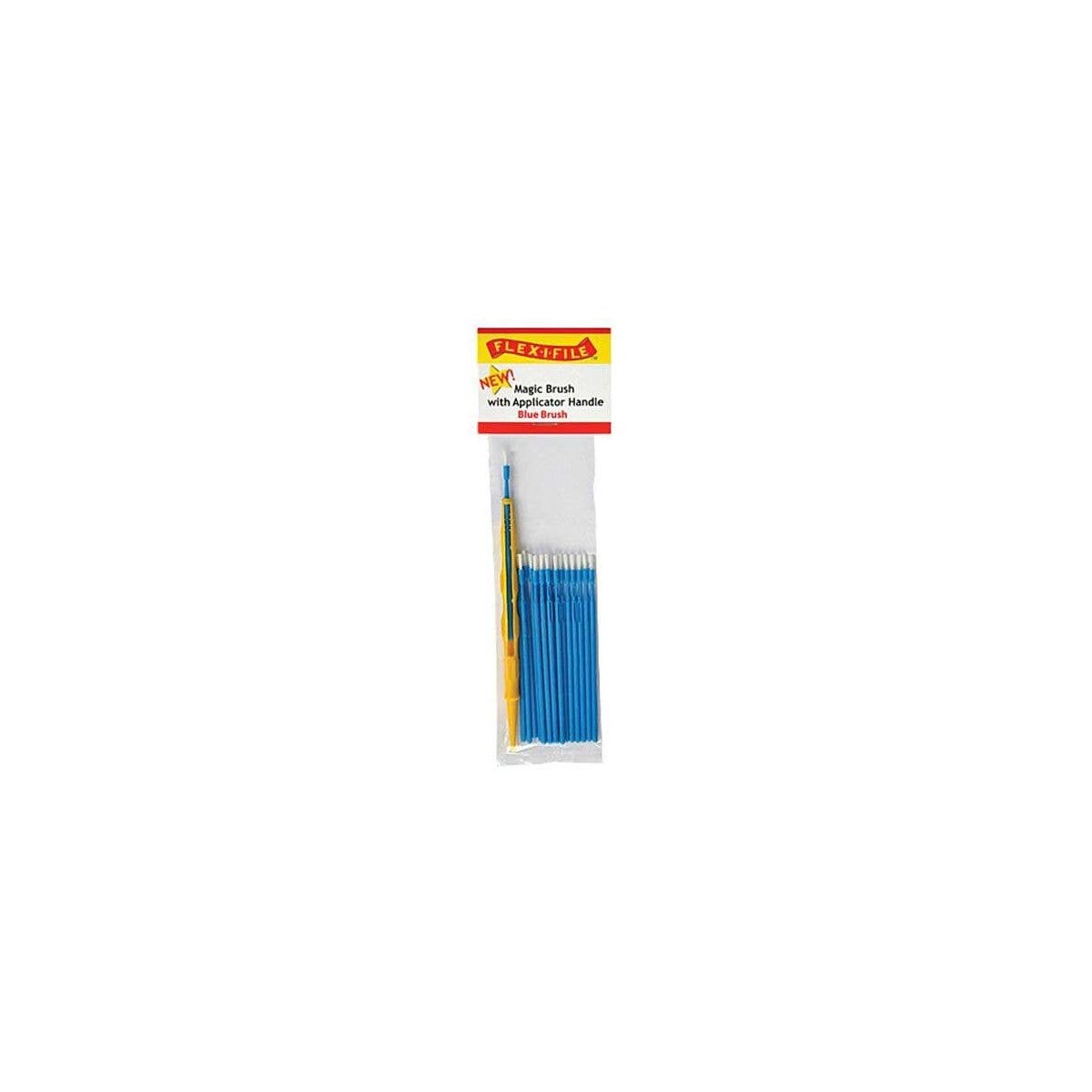 Magic Brush -- Brush Tip & 1 Applicator Handle/Holder (blue) pkg(18), All Scales, Profile Accessories Inc. M933001