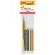 Magic Brush Assortment -- Assorted & 1 Applicator Handle/Holder (yellow) pkg(15), All Scales, Profile Accessories Inc. MB05
