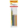Magic Brush Assortment -- Assorted & 1 Applicator Handle/Holder (yellow) pkg(15), All Scales, Profile Accessories Inc. MB05