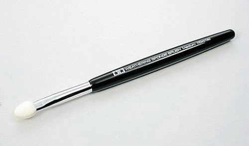 Weathering Sponge Brush -- Medium, All Scales, Tamiya Paints 87083