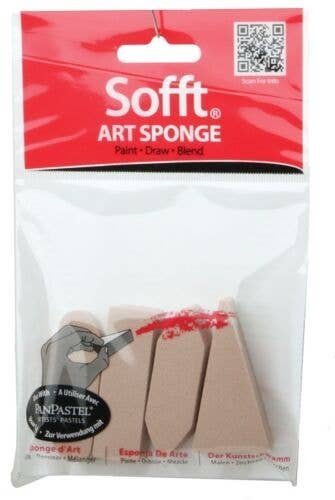 Panpastel Sofft Sponge Bar -- Mixed Pack - 4 Pieces, All Scales, Pan Pastel 61100