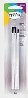 Economy Brush Set pkg(3) -- 2 Flat and 1 Pointed, All Scales, Testor Corp 281201