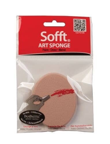Panpastel Sofft Art Sponges -- Big Oval, All Scales, Pan Pastel 61041