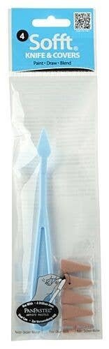 Panpastel Sofft Knife & Covers -- No. 4 Point 1/5, All Scales, Pan Pastel 65004