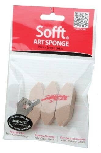 Panpastel Sofft Sponge Bar -- Point pkg(3), All Scales, Pan Pastel 61024