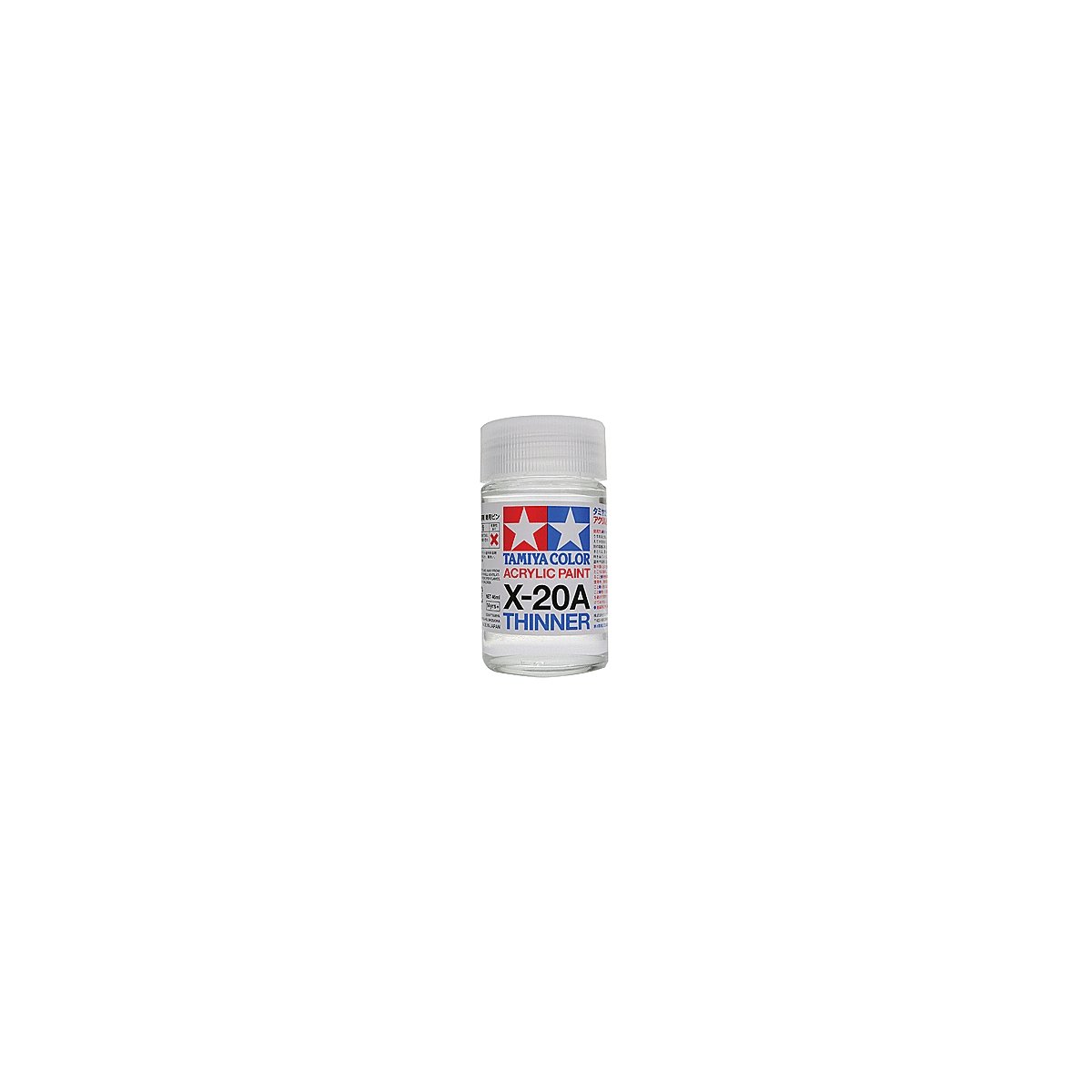 Acrylic Thinner -- Medium - 1.35oz 40mL, All Scales, Tamiya Paints 81030