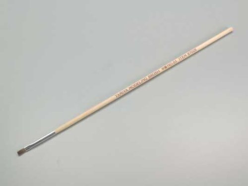 Flat Brush -- No.1, All Scales, Tamiya Paints 87028
