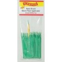 Nano Brush Bulk Pack -- Long Tip (black) pkg(100), All Scales, Profile Accessories Inc. N938001B