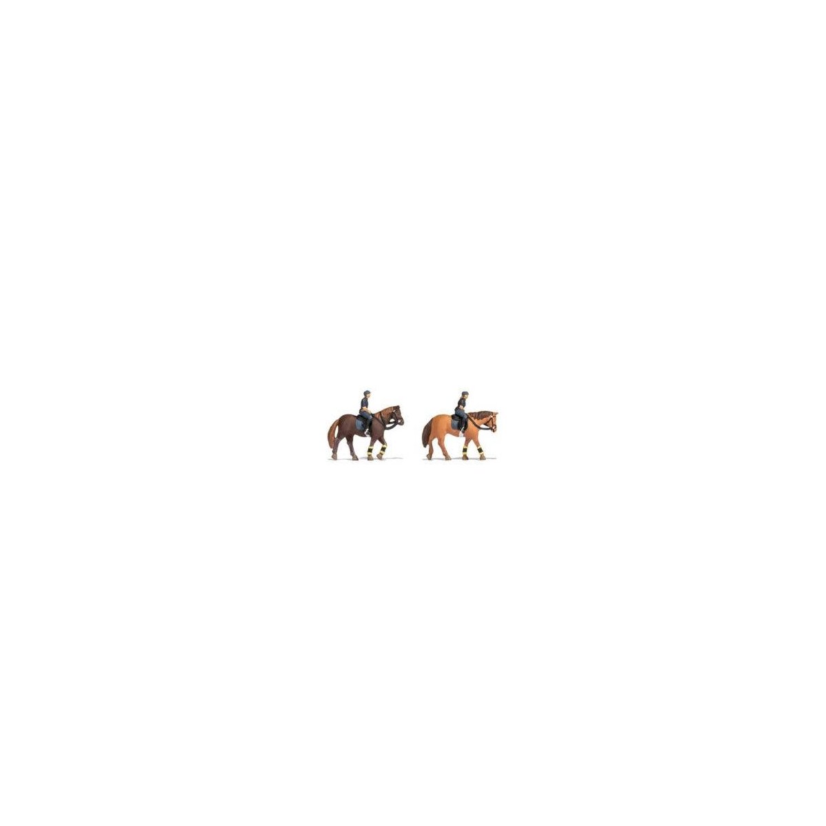 Mounted Police -- 2 Officers on 2 Horses, N, Noch Gmbh & Co 36078