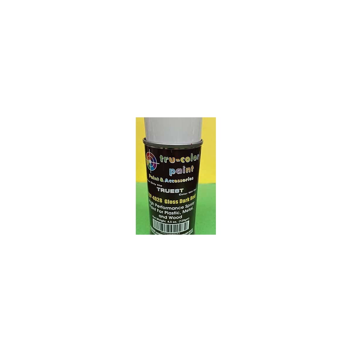 Aerosol Spray Paint 4.5oz 135ml Can -- Gloss Dark Red, All Scales, Tru-Color Paint 4028