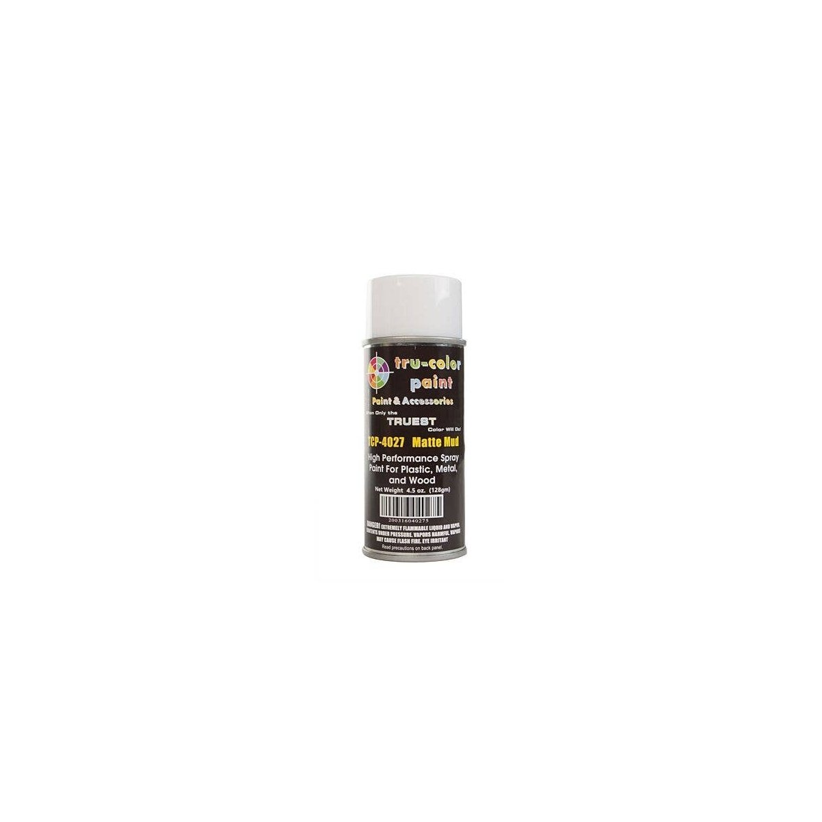 Aerosol Spray Paint 4.5oz 135ml Can -- Matte Mud, All Scales, Tru-Color Paint 4027