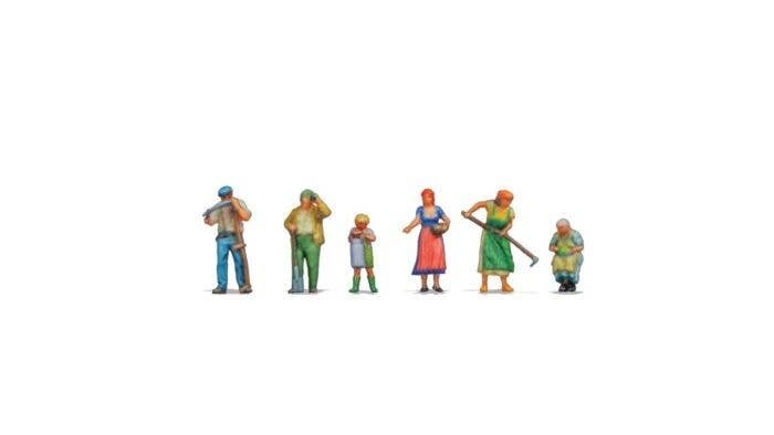 Farmers - Color 3D Print -- pkg(6), Z, Noch Gmbh & Co 44504
