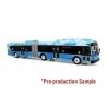 New Flyer Xcelsior XN60 Articulated Bus - Assembled -- LaGuardia Link (blue, black, green), HO, Iconic Replicas 870528