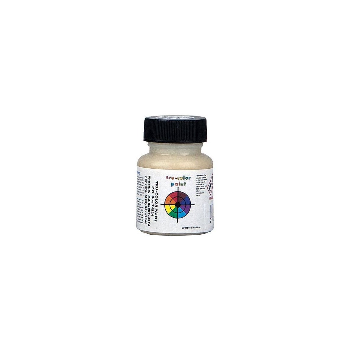 Railroad Color Acrylic Paints - 1oz 29.6mL -- Brooklyn & Queens Transit Cream, All Scales, Tru-Color Paint 342