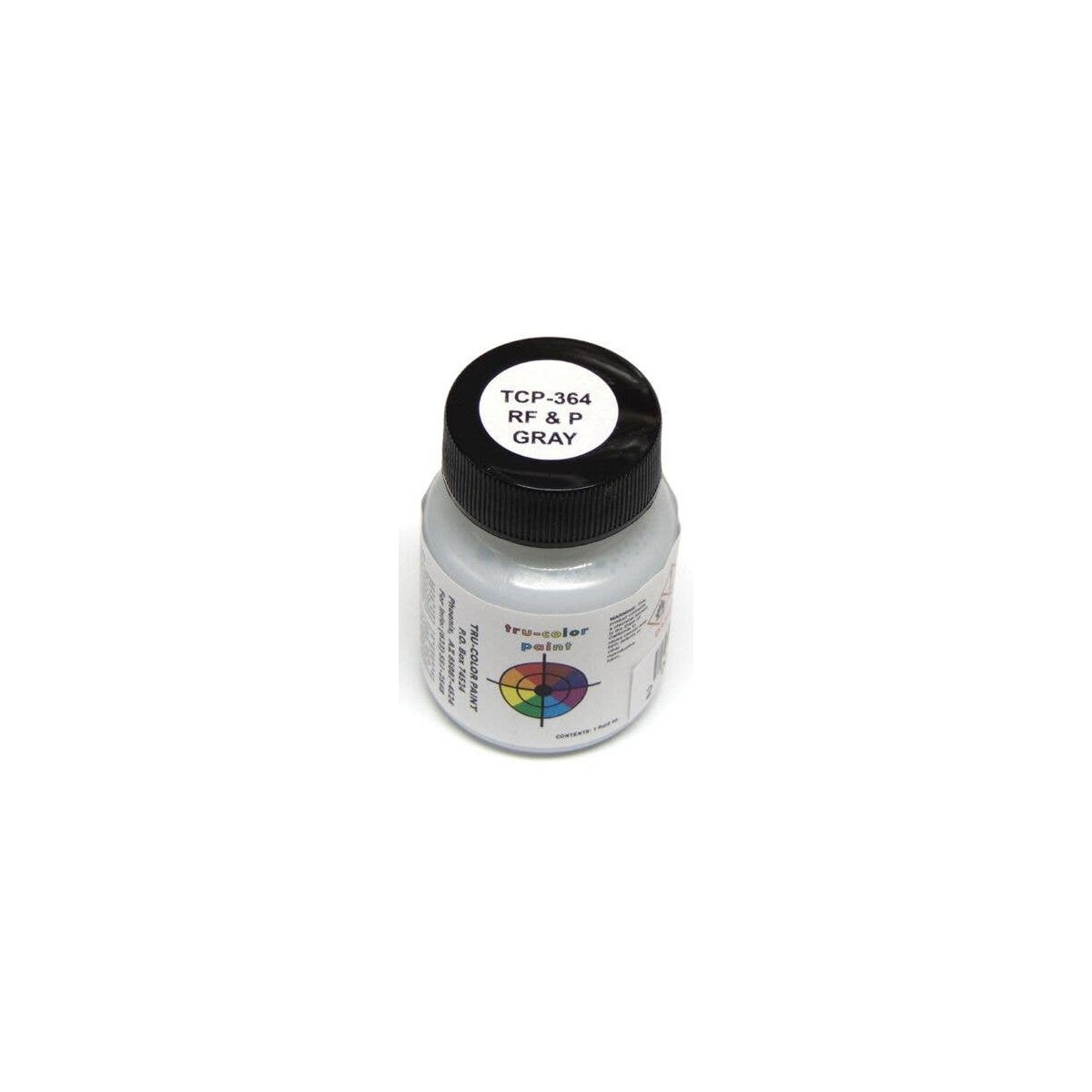 Railroad Color Acrylic Paints - 1oz 29.6mL -- Richmond, Fredericksburg & Potomac Gray, All Scales, Tru-Color Paint 364