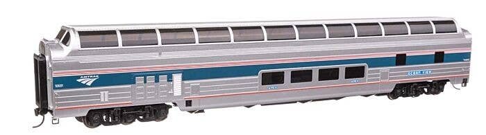 85′ Budd Great Dome - Lighted - Ready to Run -- Amtrak(R) Ph VI 10031, HO, WalthersProto 14605