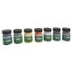 Modelflex Paint Set -- Railroad Rolling Stock pkg(7), All Scales, Badger Air Brush Co 1701