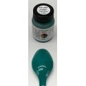 Railroad Color Acrylic Paints - 1oz 29.6mL -- Coaster Teal Blue, All Scales, Tru-Color Paint 4201