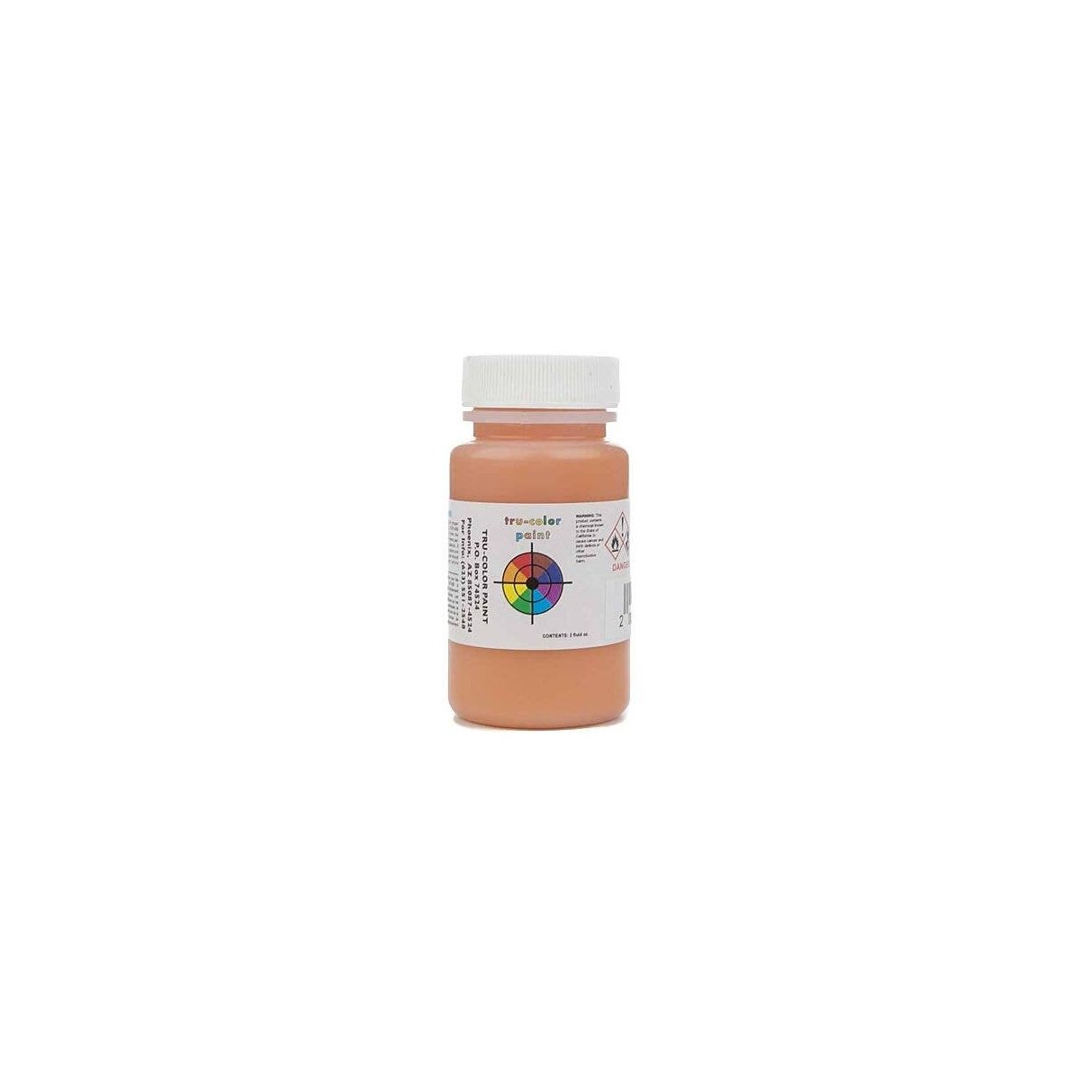 Railroad Color Acrylic Paints - 2oz 59.1ml -- Milwaukee Road Caboose Orange, All Scales, Tru-Color Paint 2368