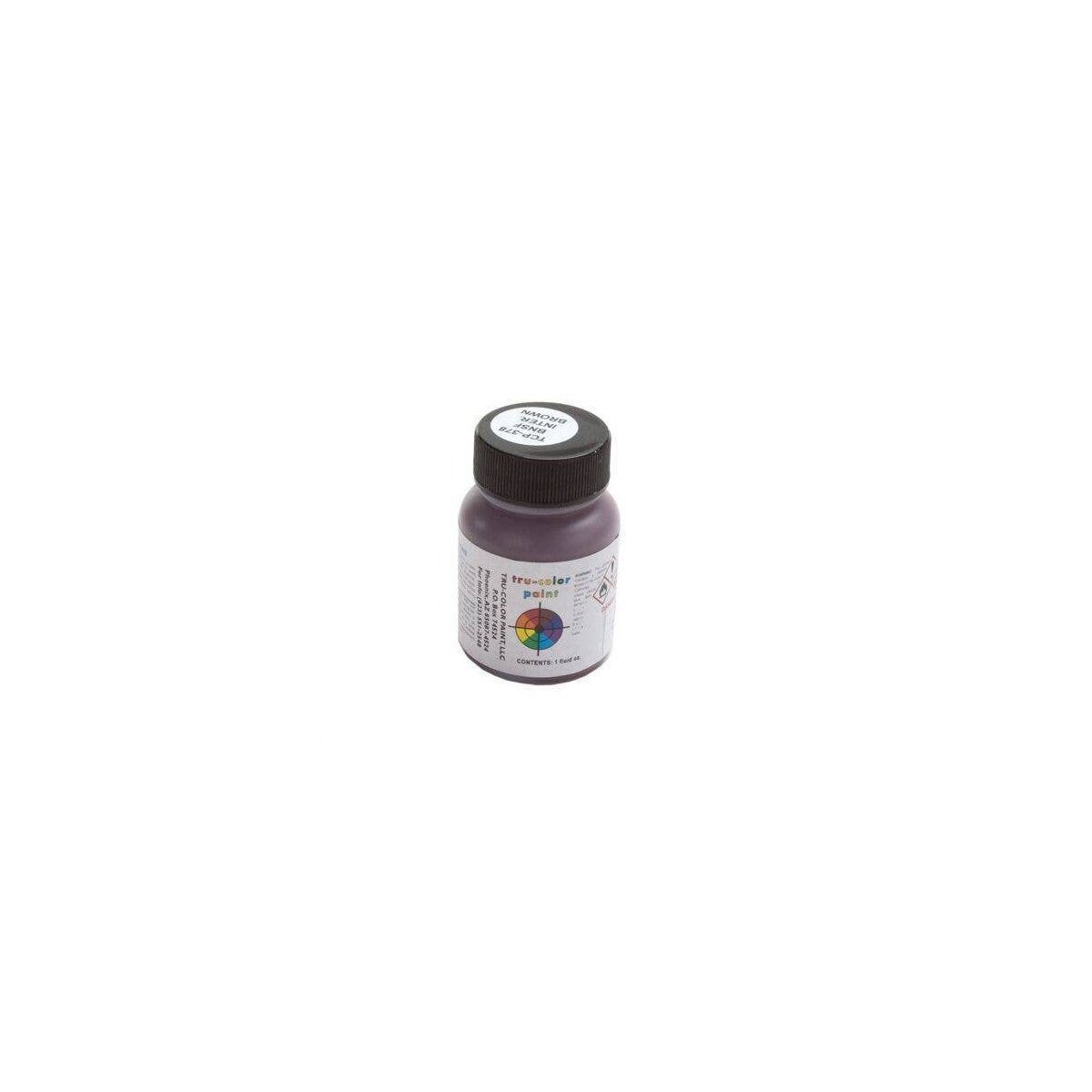 Railroad Color Acrylic Paints - 1oz 29.6ml -- BNSF Railway Intermodal Brown, All Scales, Tru-Color Paint 378