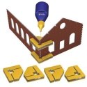 Magnetic Snap Set (Glue Not Included) -- 4 Magnetic Clamps w/16 Magnets, HO, Bachmann Industries 39009