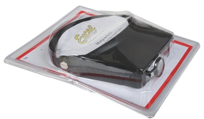 Deluxe Magna-Visor -- Black, Boxed, All Scales, Excel Hobby Blades Corp. 70022