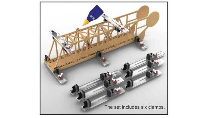 Mini Bar Clamps -- pkg(6), All Scales, Bachmann Industries 39127