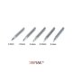 Push Broach Chisel 5-Piece Set (0.1/0.15/0.3/0.5/1.0mm), All Scales, DSPIAE CSPB01
