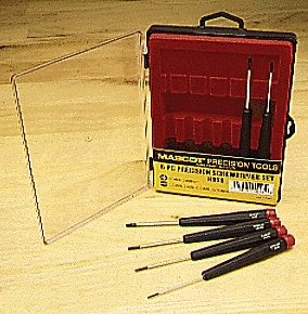 Precision Six-Piece Screwdriver Set, All Scales, Mascot Precision Tools 850