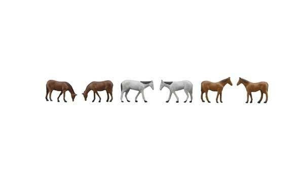 Horses -- Set 2 pkg(6), N, TomyTec Co LTD 328155