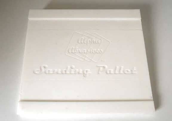 Sanding Pallet -- Includes 1 Each Grit: Brown 100, Dark Gray 120, Tan 220, White , All Scales, Profile Accessories Inc. 910