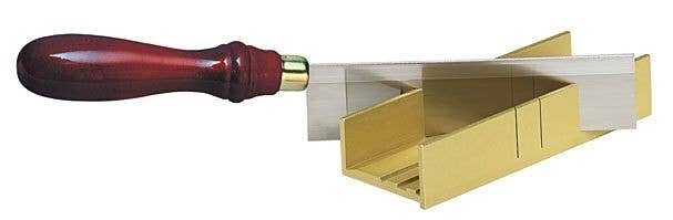 Aluminum Mitre Box & Universal Razor Saw Set -- Includes 1 Each 37240 & 35350, All Scales, Zona Tools 35221