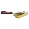 Aluminum Mitre Box & Universal Razor Saw Set -- Includes 1 Each 37240 & 35350, All Scales, Zona Tools 35221