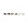 Farm Horses -- pkg(6), N, TomyTec Co LTD 328162