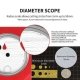 Integral Stepless Circular Cutter -- Cuts 1mm to 50mm Diameter Circles, All Scales, DSPIAE PTC