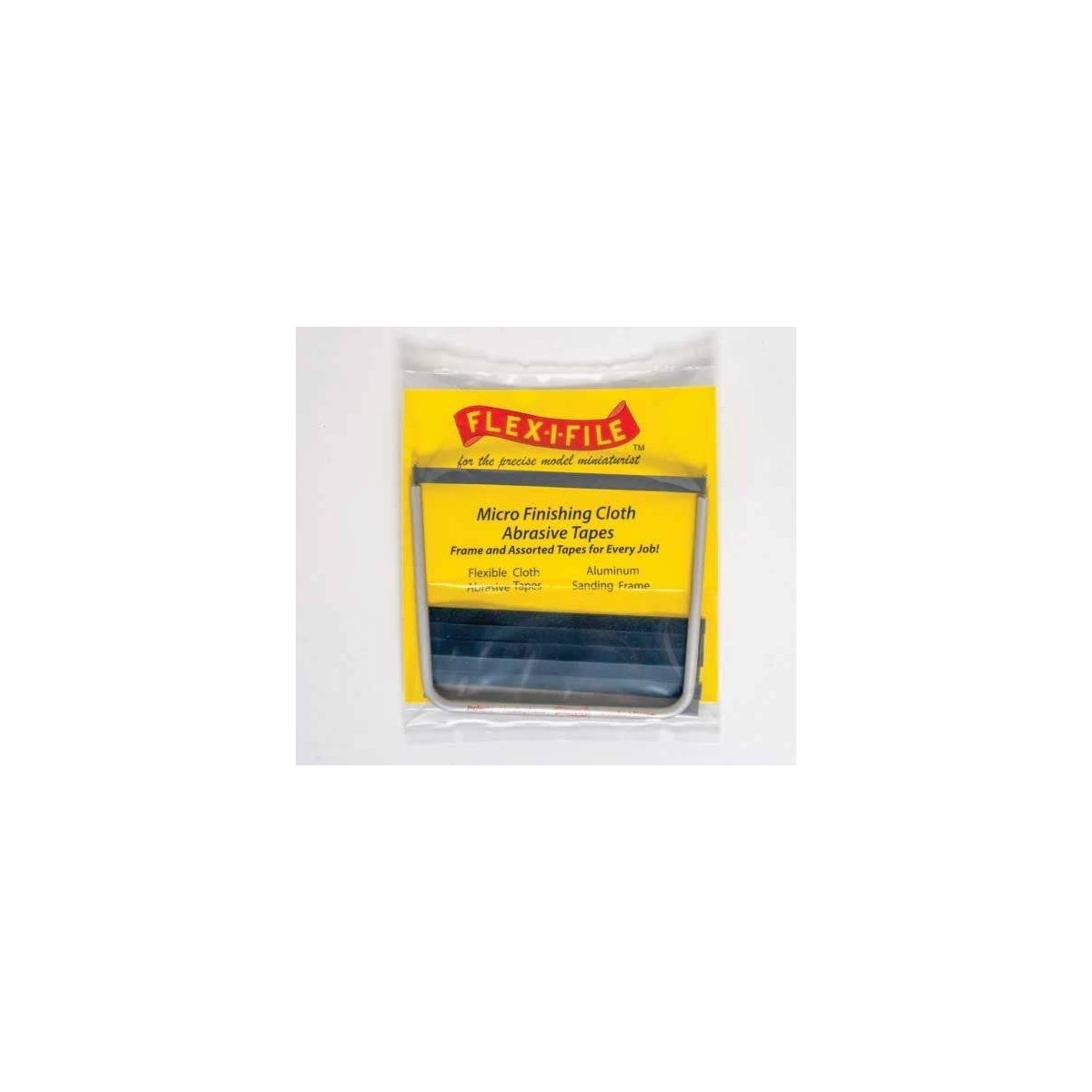 Micro Finishing Cloth Abrasive Tapes w/Frame -- 1 Each: 1500, 1800, 2400, 3200,, All Scales, Profile Accessories Inc. 15129