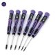 Metric Ball Point Driver Set -- 6 Pieces, 1 Each 1.3, 1.5, 2, 2.5, 3, 3.2 x 50mm, All Scales, Evergreen Scale Models 72500